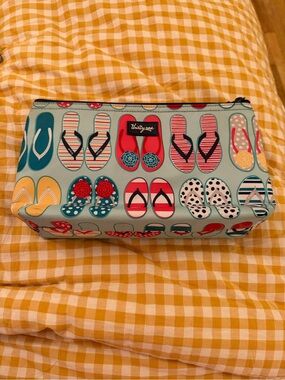 thirty-one Teal "Fun Flops" Print Insulated Pouch